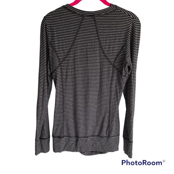 CAbi Tops - CAbi Gray and Black Long Sleeve Tech Ladies Running Top Style #795, M